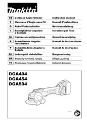 Makita DGA454 Gebruiksaanwijzing