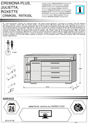 Forte JULIETTA Montage-Instructies