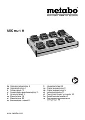 Metabo ASC multi 8 Oorspronkelijke Gebruiksaanwijzing