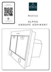 ROBLIN ALPHA Series Handleiding