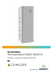 emmeti Eco Hot Water EQ3021 ES Installatie- En Gebruikershandleiding