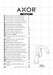 Hansgrohe AXOR Citterio 39850 Series Gebruiksaanwijzing