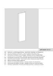 Kermi PSS21170050WXXK Gebruiks- En Montagehandleiding
