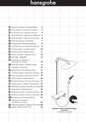 Hansgrohe Raindance Select E 360 Showerpipe EcoSmart 27287000 Gebruiksaanwijzing