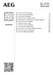 AEG NIK85M30IB Gebruiksaanwijzing