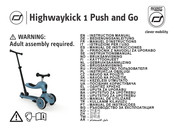 SCOOT AND RIDE Highwaykick 1 Push and Go Gebruiksaanwijzing