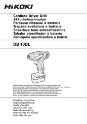 HIKOKI DB 10DL Gebruiksaanwijzing