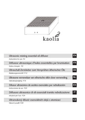 INNOBIZ Kaolia Gebruiksaanwijzing