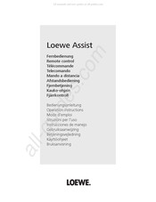 Loewe Assist Gebruiksaanwijzing