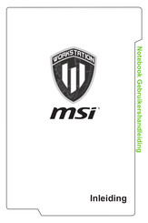 MSI WE72 Series Gebruikershandleiding