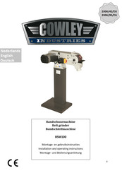 COWLEY INDUSTRIES BSM100 Montage- En Gebruiksaanwijzing