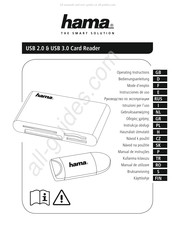 Hama USB 3.0 Gebruiksaanwijzing