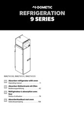 Dometic 9 Series Gebruiksaanwijzing