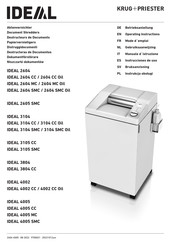 KRUG+PRIESTER 2604 SMC Oil Gebruiksaanwijzing