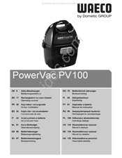 Dometic GROUP WAECO PowerVac PV100 Gebruiksaanwijzing