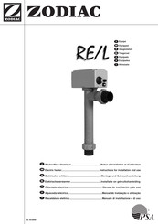 Zodiac PSA RE/L Installatie- En Gebruikershandleiding