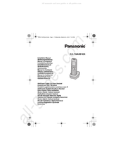 Panasonic KX-TGA551EX Installatiehandleiding