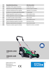 Gude 330/25-2.0LI Vertaling Van De Originele Gebruiksaanwijzing