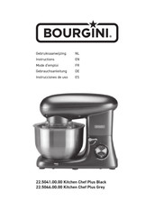 Bourgini 22.5046.00.00 Kitchen Chef Plus Grey Gebruiksaanwijzing