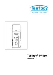 Testboy TV 950 Handleiding