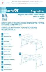 Brevi Bagnotime Gebruiksaanwijzing