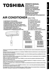 Toshiba RAS-M14GAV-E Gebruiksaanwijzing