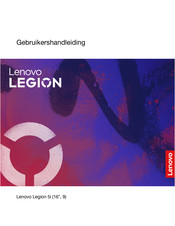 Lenovo Legion 5 16IRX9 D13 Gebruikershandleiding