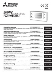 Mitsubishi Electric Ecodan PAR-WT50R-E Handleiding