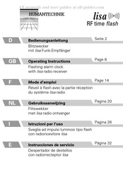 HumanTechnik lisa RF time flash Gebruiksaanwijzing