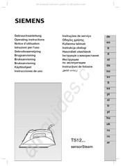 Siemens sensorSteam TS12 Series Gebruiksaanwijzing