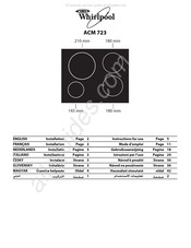 Whirlpool ACM 723 Gebruiksaanwijzing