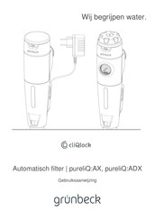 Grunbeck cliQlock pureliQ:ADX Gebruiksaanwijzing