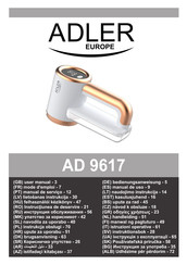 Adler europe AD 9617 Handleiding