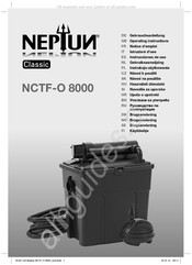 NEPTUN classic NCTF-O 8000 Gebruiksaanwijzing