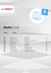 Bosch AutoCook MUC6 Series Gebruiksaanwijzing