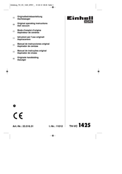 EINHELL HOME TH-VC 1425 Originele Handleiding