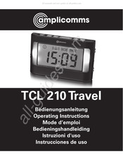 Amplicomms TCL 210 Travel Bedieningshandleiding