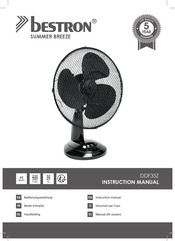 Bestron SUMMER BREEZE DDF35Z Handleiding