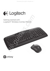 Logitech Wireless Combo MK330 Handleiding