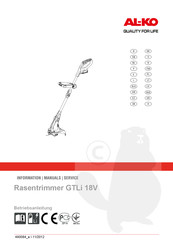 AL-KO GTLi 18V Handleiding