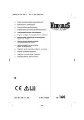 Hercules IW 160 Originele Handleiding