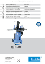 Gude 02054 Vertaling Van De Originele Gebruiksaanwijzing
