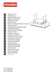 Franke FCFL 906 BK/2 Gebruiksaanwijzing