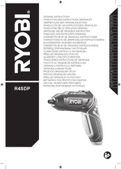 Ryobi R4SDP Instructies