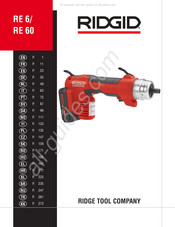 RIDGID RE 6 Handleiding