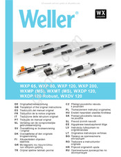 Weller WXP 200 Vertaling Van De Oorspronkelijke Gebruiksaanwijzing