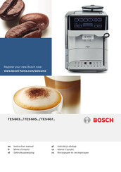 Bosch TES 607 Series Gebruiksaanwijzing