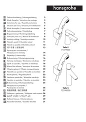 Hansgrohe Talis E 71729000 Gebruiksaanwijzing