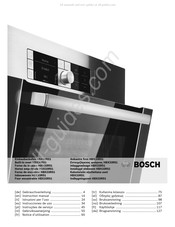 Bosch HBX33R51 Gebruiksaanwijzing