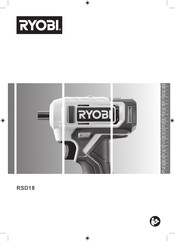 Ryobi RSD18 Vertaling Van De Originele Handleiding